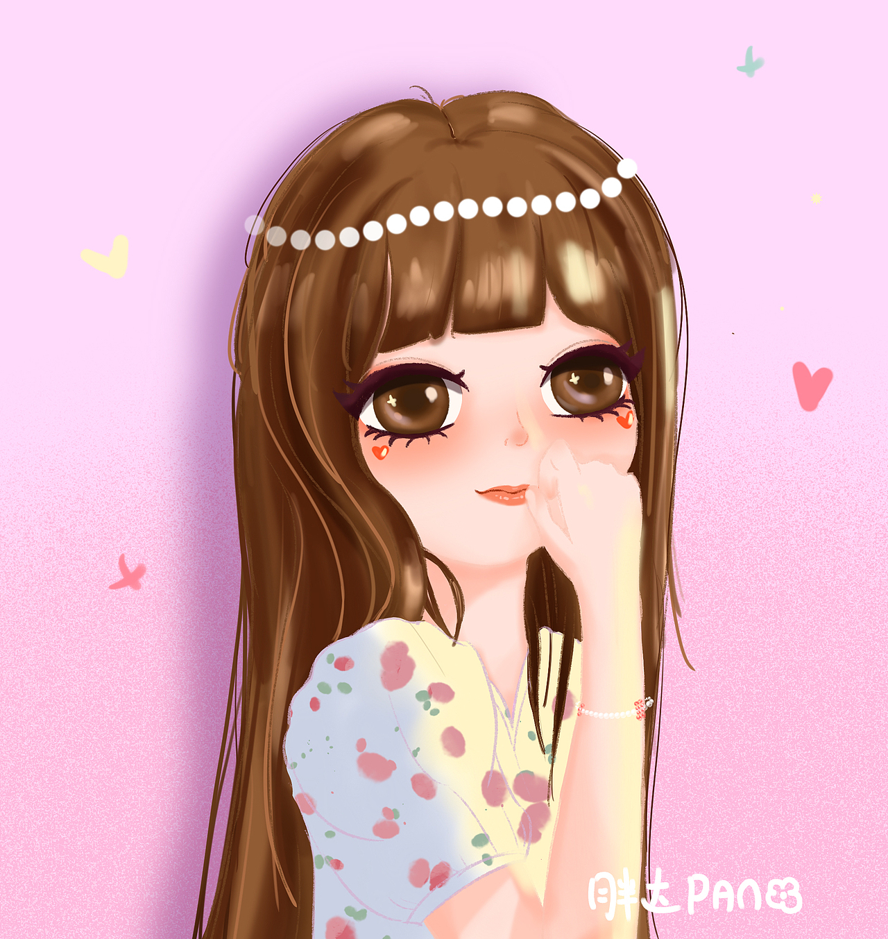 可爱风格生日头像贺图