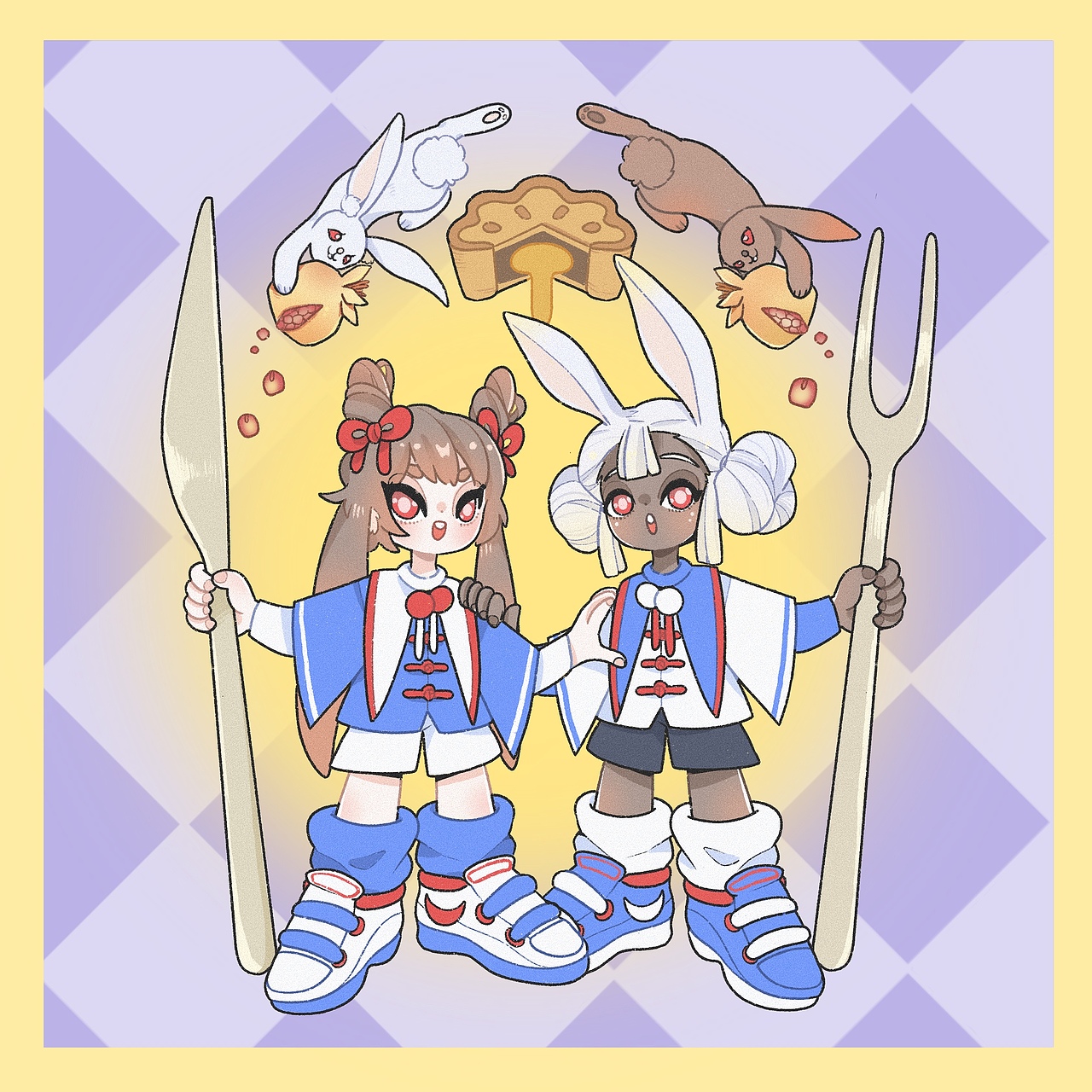 插画练习|整理一些最近画的稿子