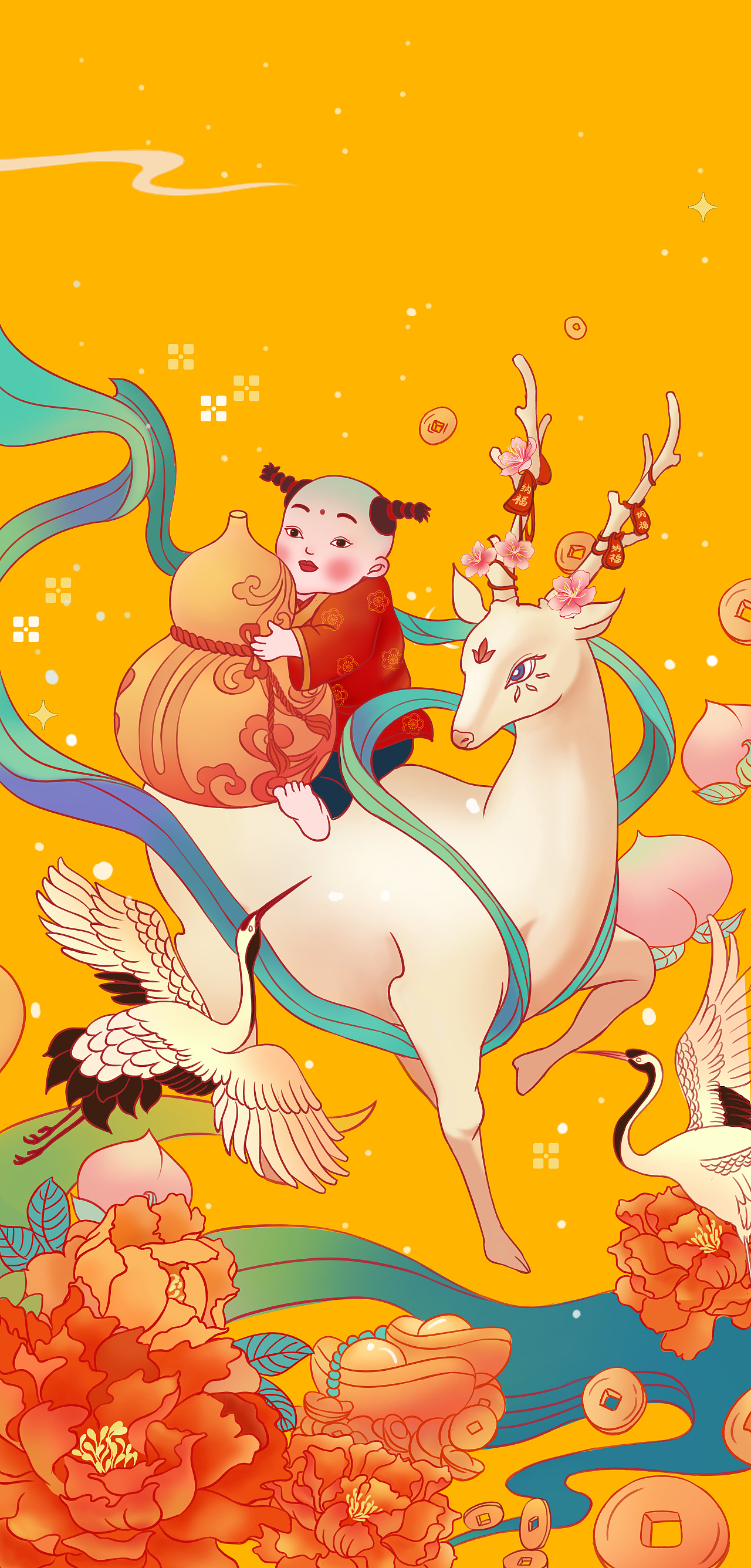 年画（图ZMzE1NDc5MTg0） - 商业插画 - 站酷设计师设计是崖_原创素材 - 站酷ZCOOL