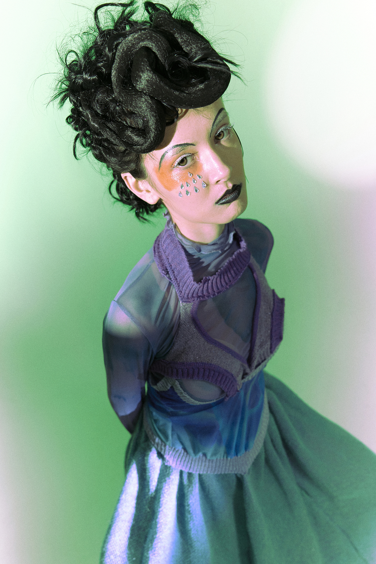 英国RCA Knitwear专业录取作品集2 主题：反抗男性凝视