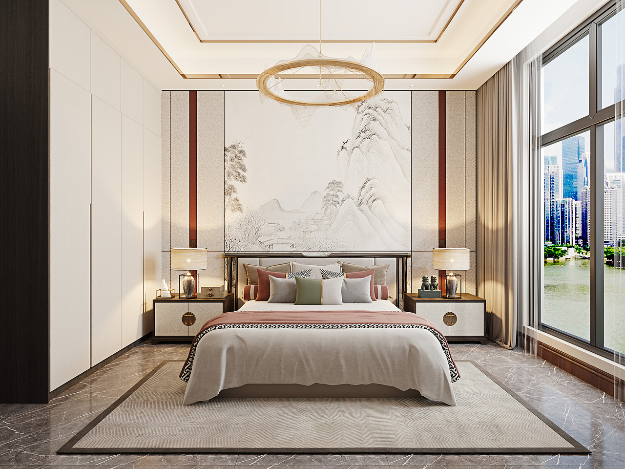 新中式的淡雅和惊艳