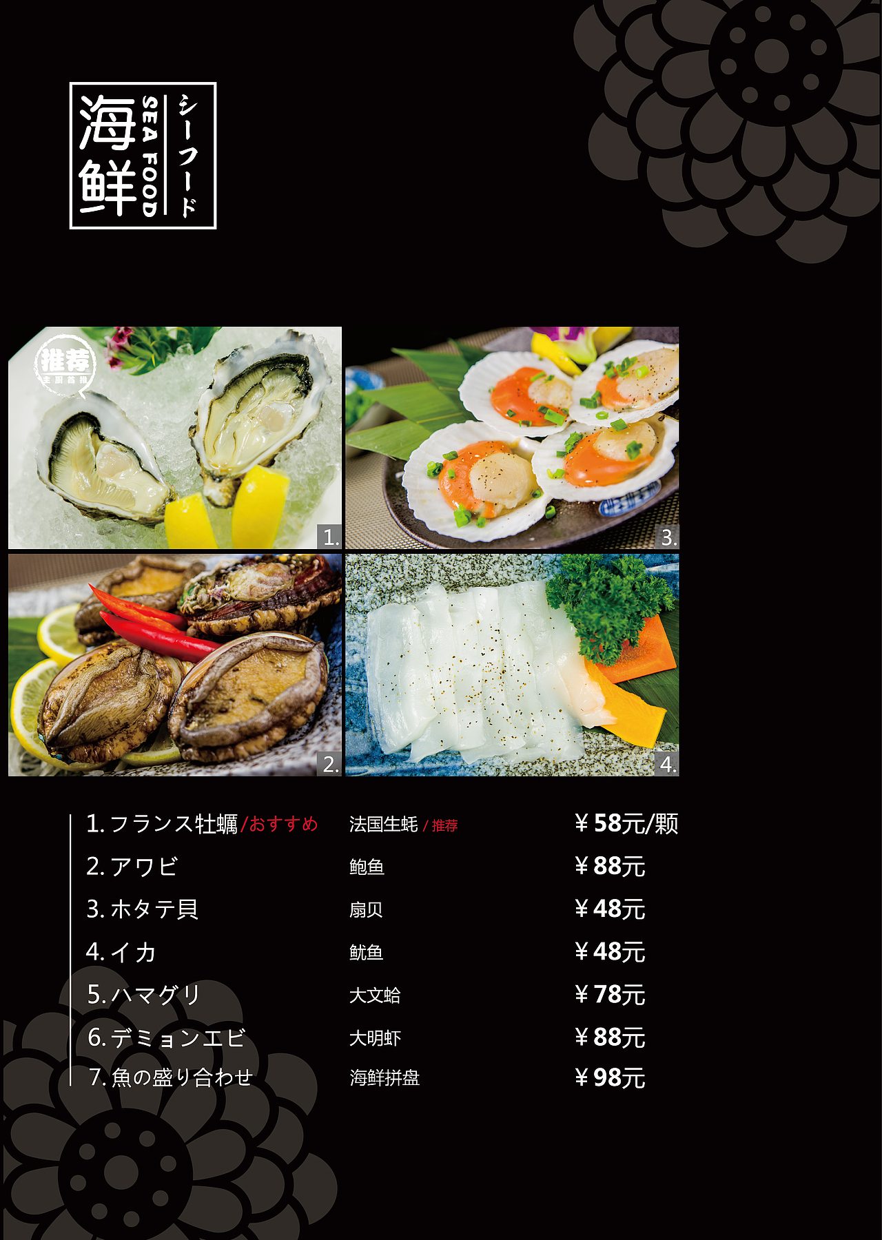 嘿屋烤肉实体店菜单