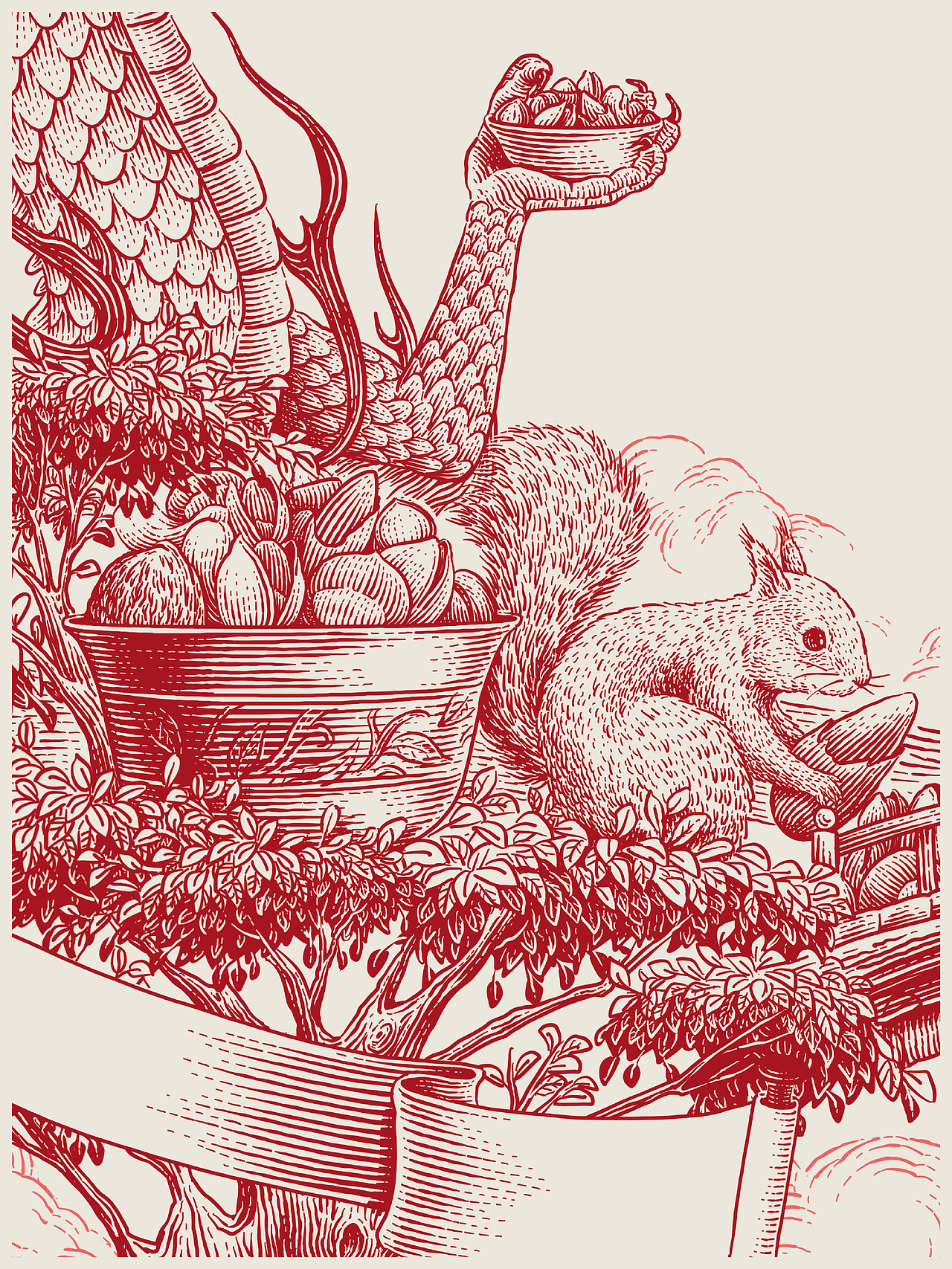 三只松鼠坚果礼插画（图ZMzY2ODA2OTY4） - 商业插画 - 站酷设计师花椒的Alex原创素材 - 站酷ZCOOL
