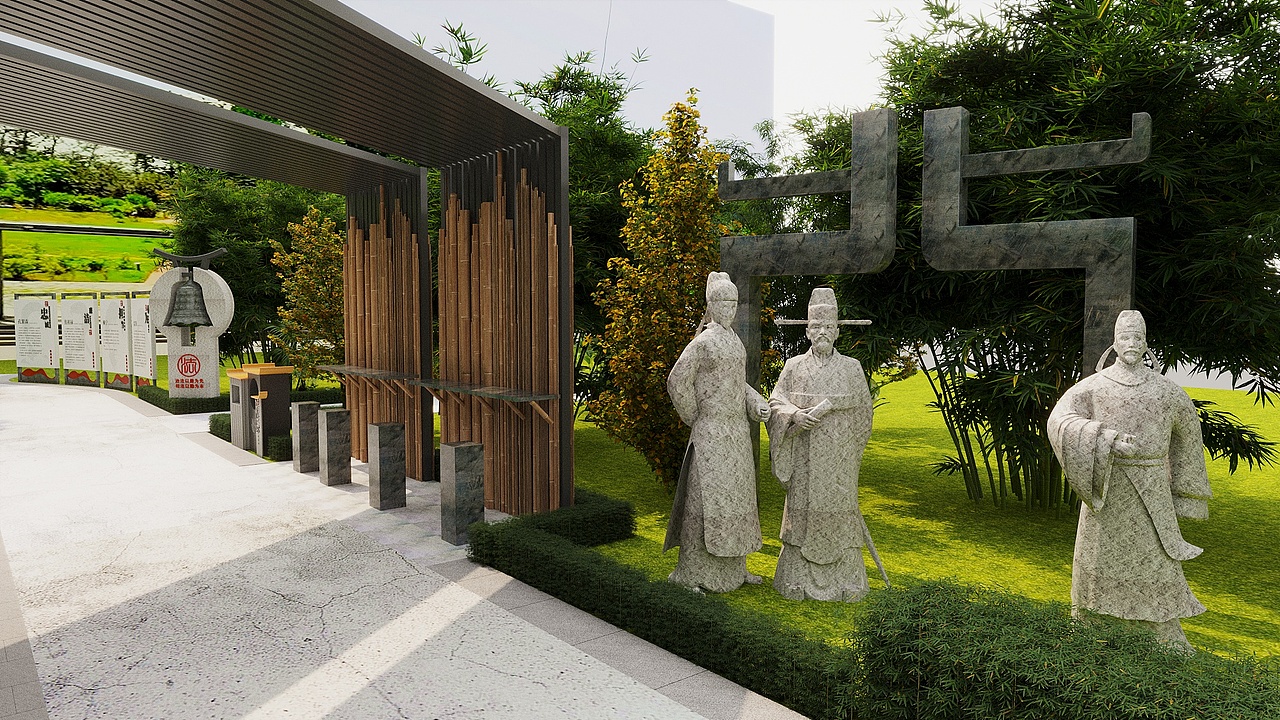 某社区廉洁走廊（清风小径）