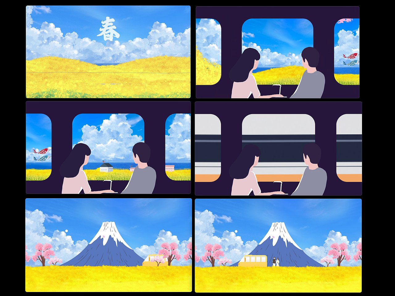 《春》手绘动画（图ZMjk5ODM1OTky） - 短篇/格漫 - 站酷设计师MikaShane原创素材 - 站酷ZCOOL