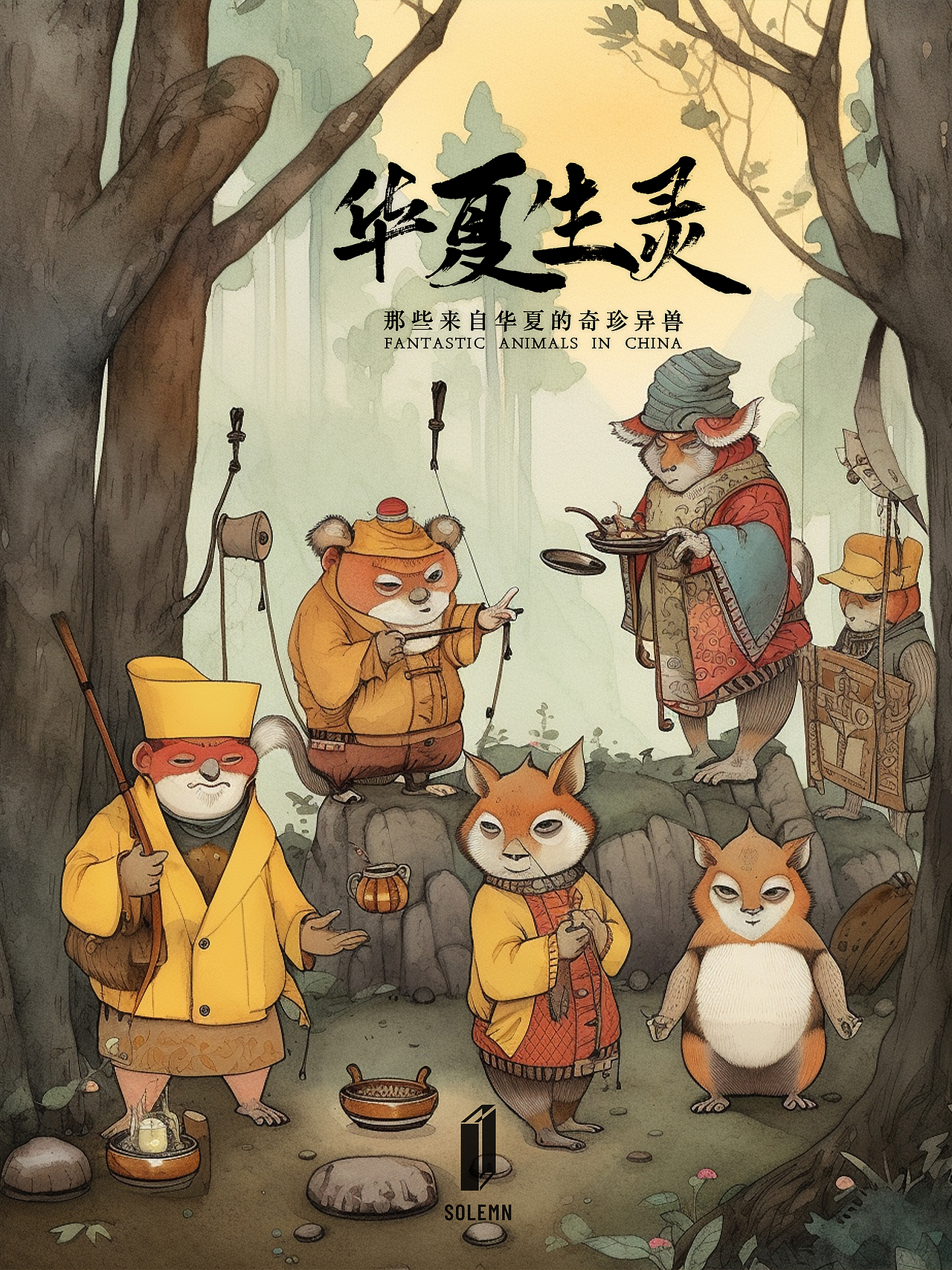 华夏生灵：古老文明里的神秘力量（图ZMzM0OTQxODI0） - 海报 - 站酷设计师墙角石设计工作室原创素材 - 站酷ZCOOL