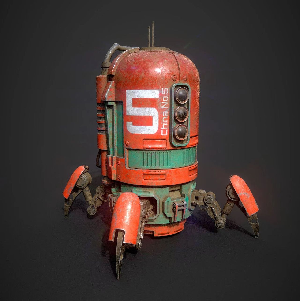 机械模型上材质练习