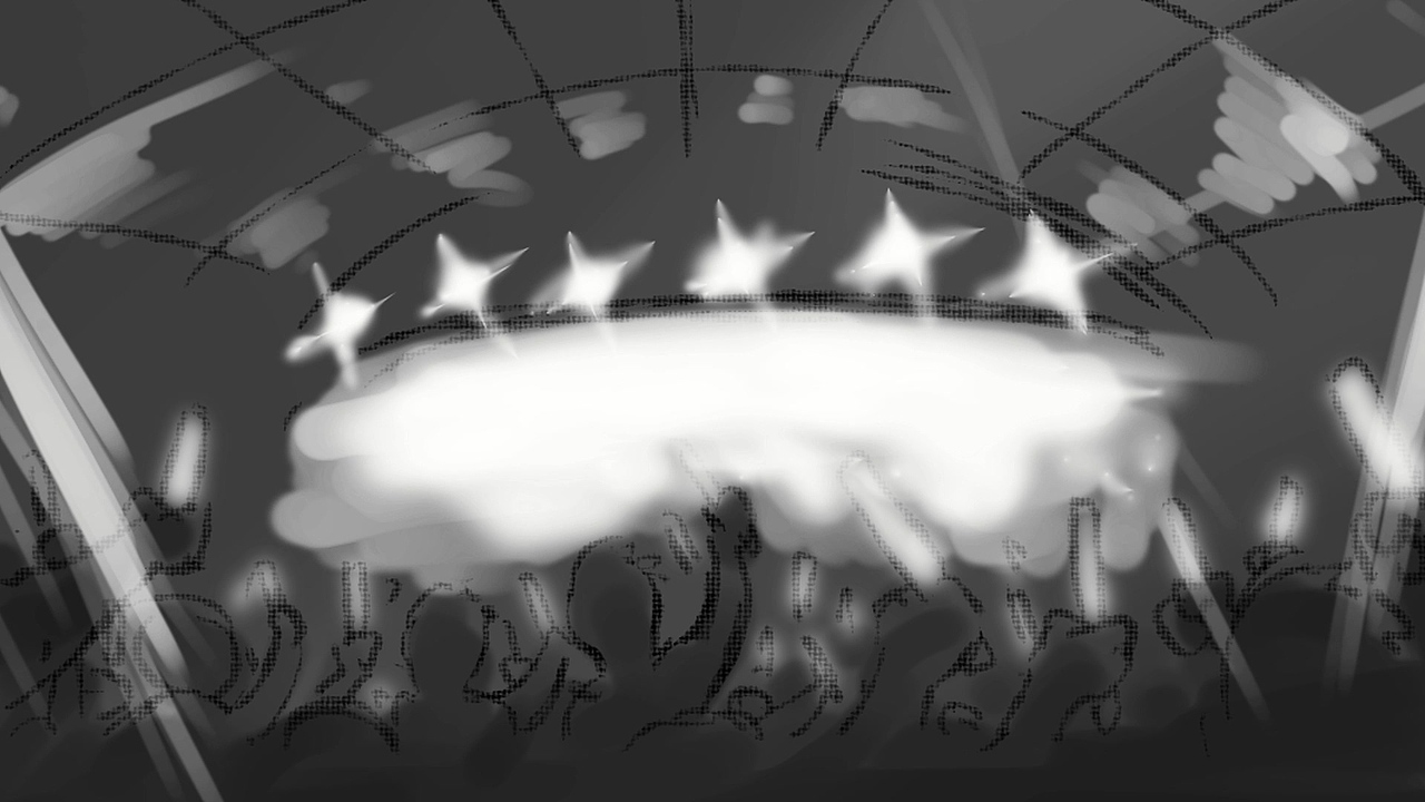 二次元游戏《偶像出道战》开场动画 PV 动态分镜