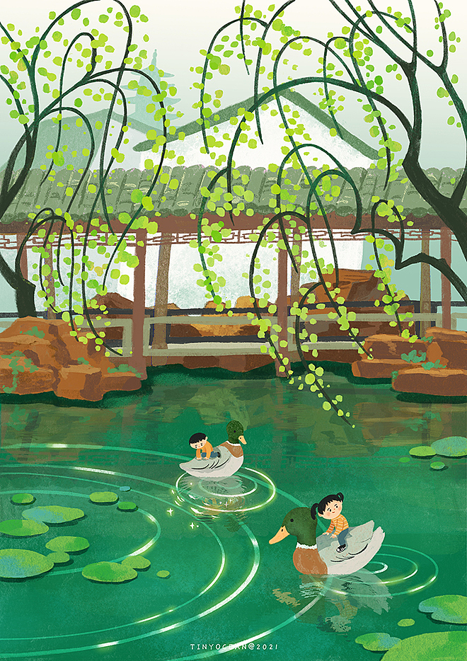 有我陪你长大/60天色彩速涂(图ZMzA0NzYwOTMy) - 创作习作 - 站酷设计师豆丁洋原创素材 - 站酷ZCOOL