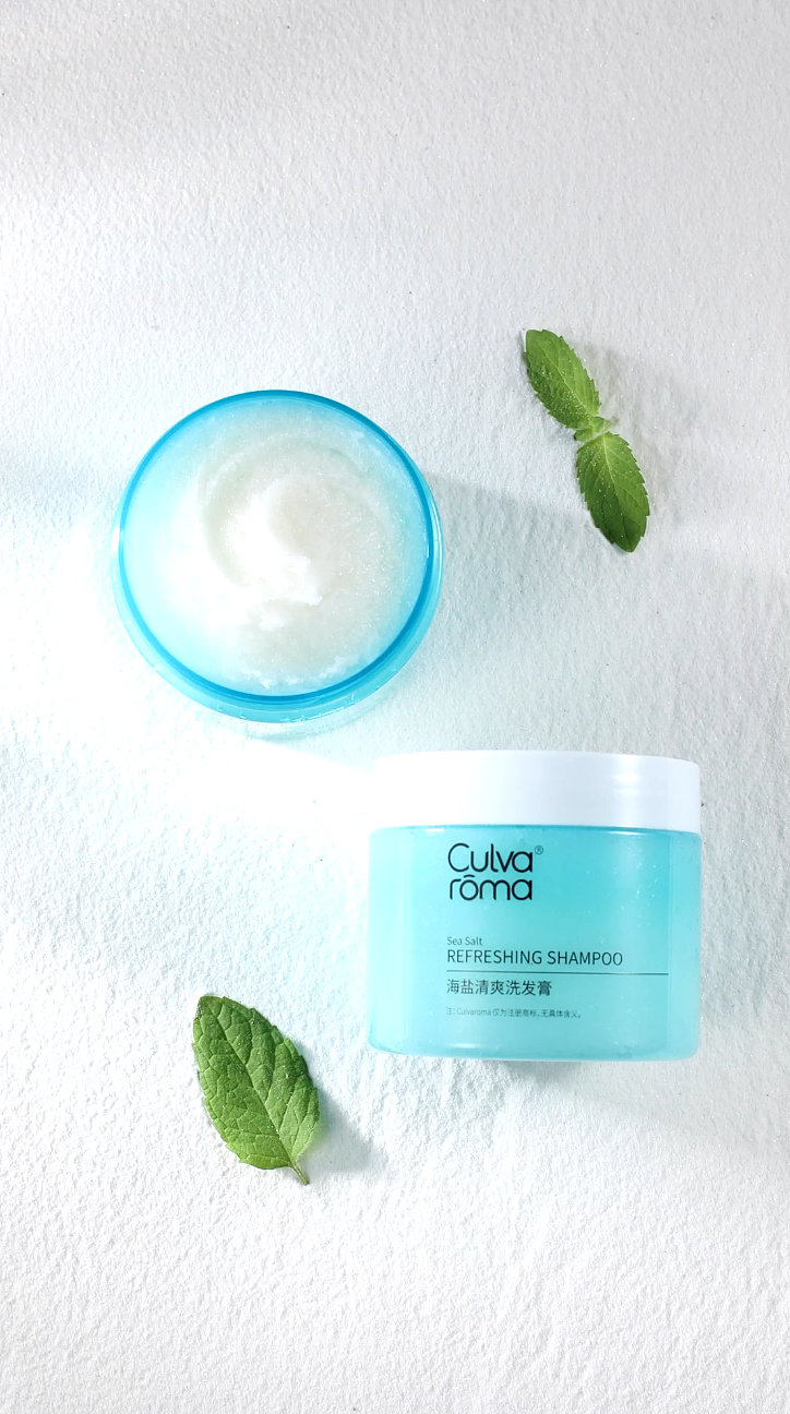 海盐洗发膏视频拍摄