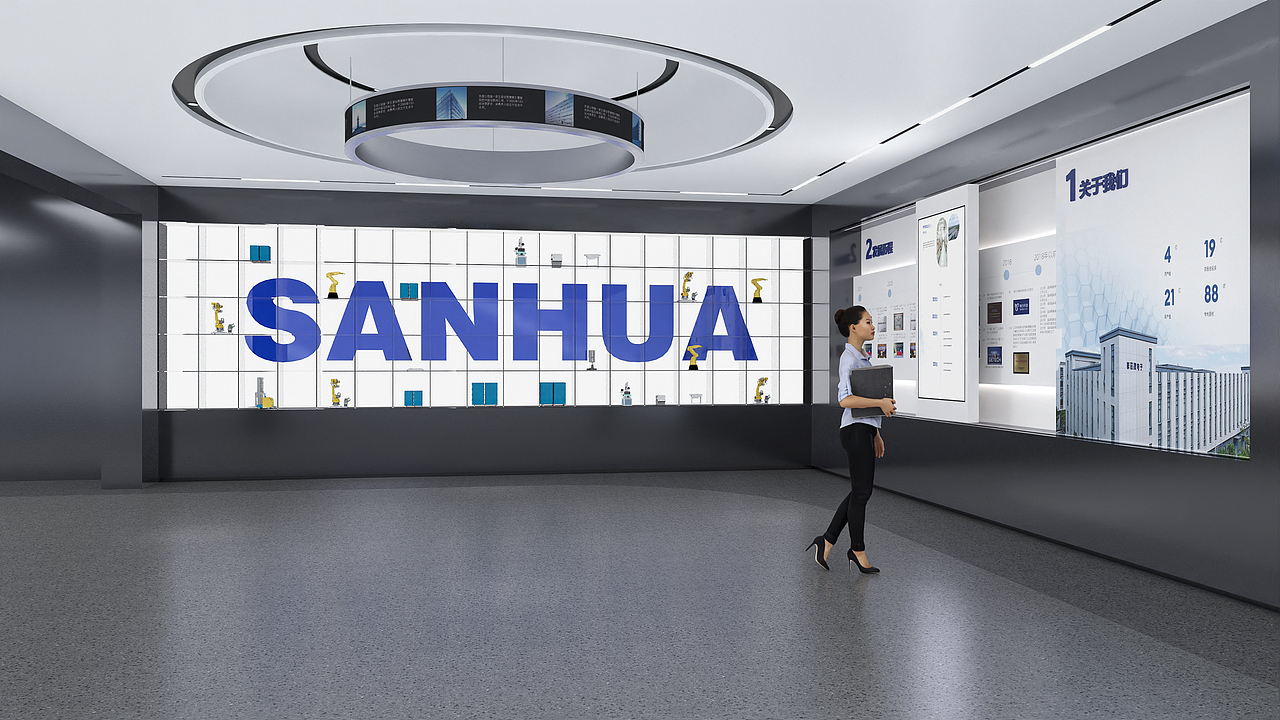 企业展厅（图ZMzYzMTI4MjQ4） - 展陈设计 - 站酷设计师李大发D原创素材 - 站酷ZCOOL