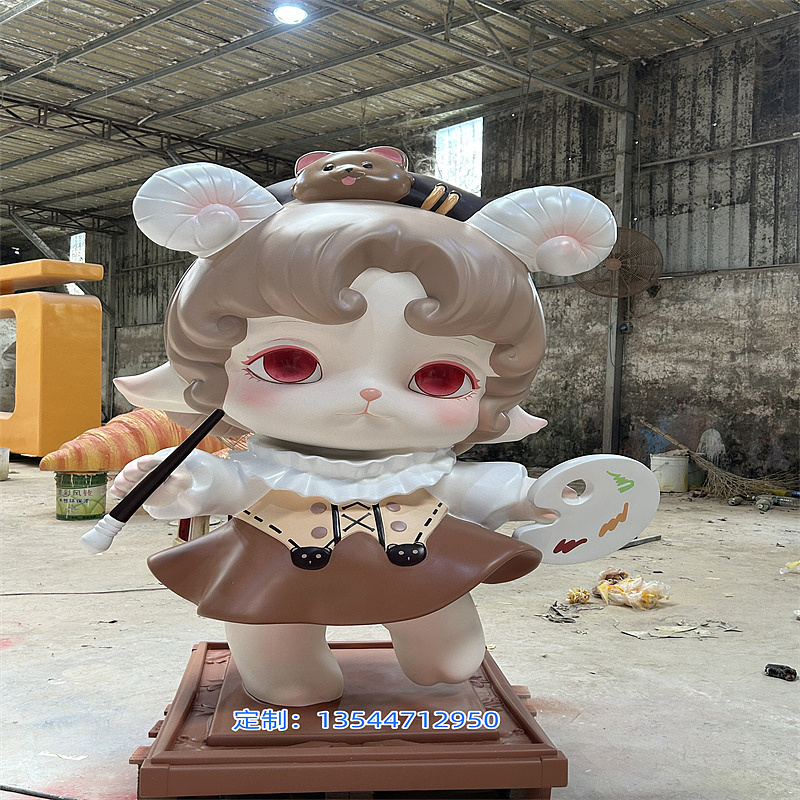 玻璃钢卡通雕塑潮玩IP公仔潮艺馆吉祥物雕塑商场形象（图ZMzU2MDM4MjE2） - 工艺品设计 - 站酷设计师满天下原创素材 - 站酷ZCOOL