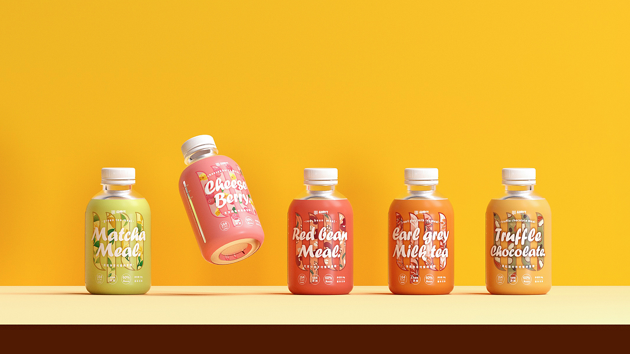 益食代·代餐奶昔包装设计