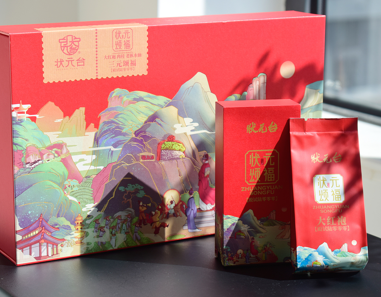 西麒创意 — 状元台颂福系列茶业包装设计（图ZMzI3NzczOTI4） - 包装 - 站酷设计师西麒创意原创素材 - 站酷ZCOOL