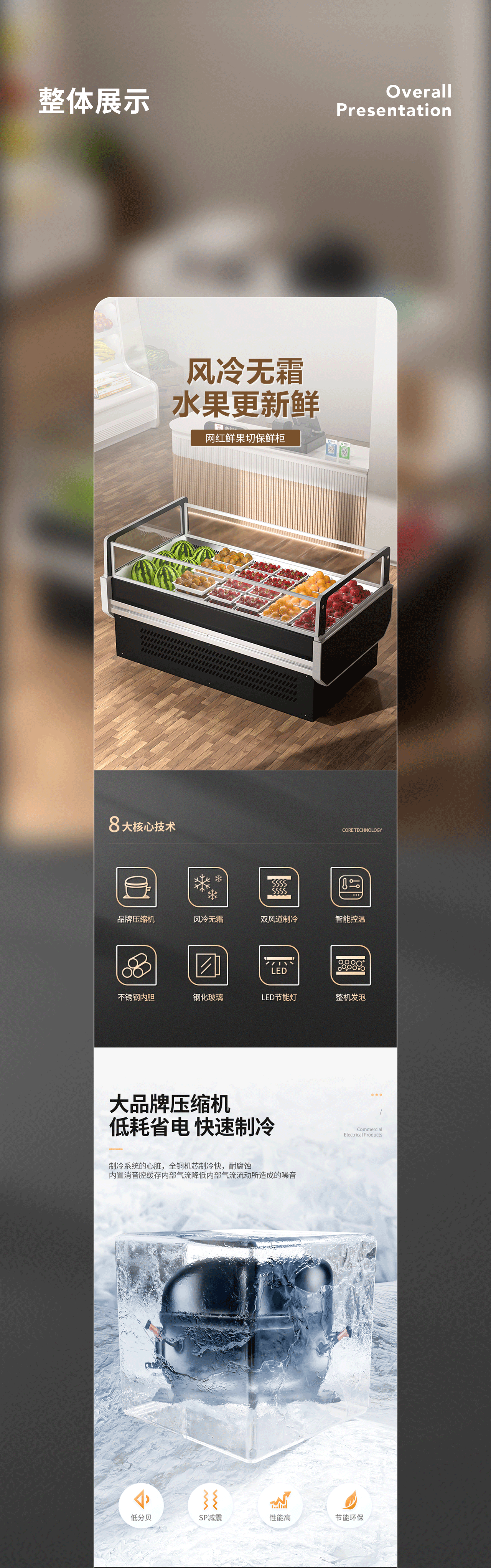 NUOREN~鲜肉柜/果切柜详情