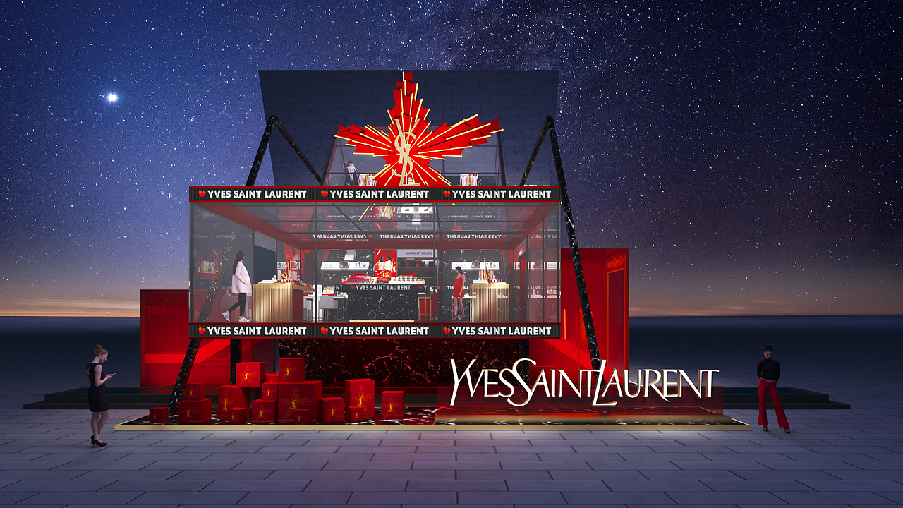 YSL新春搭台（图ZMzI5Mjk0ODQ0） - 展陈设计 - 站酷设计师River是条河原创素材 - 站酷ZCOOL