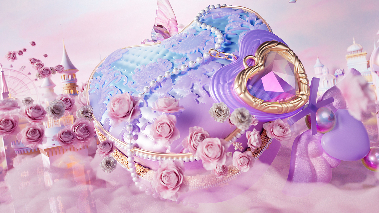 C4D情人节海报【第六期】（图ZMzMxNjQ0MDAw） - 场景 - 站酷设计师伊梦RYO原创素材 - 站酷ZCOOL