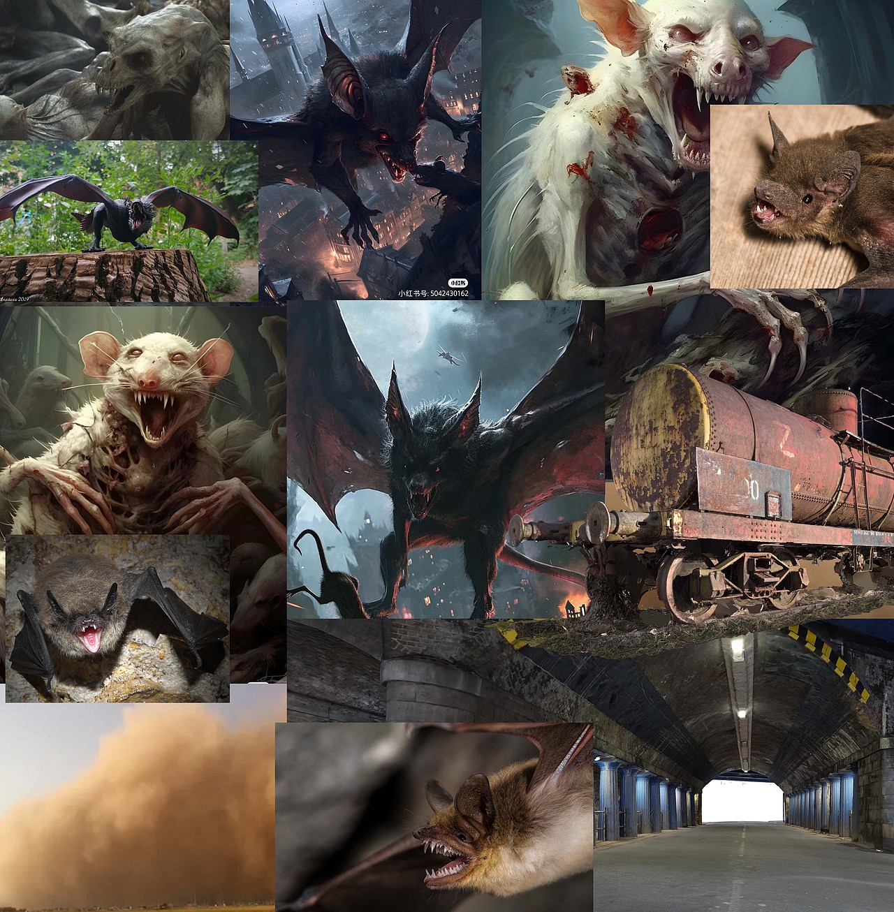 概念场景合成-鼠患