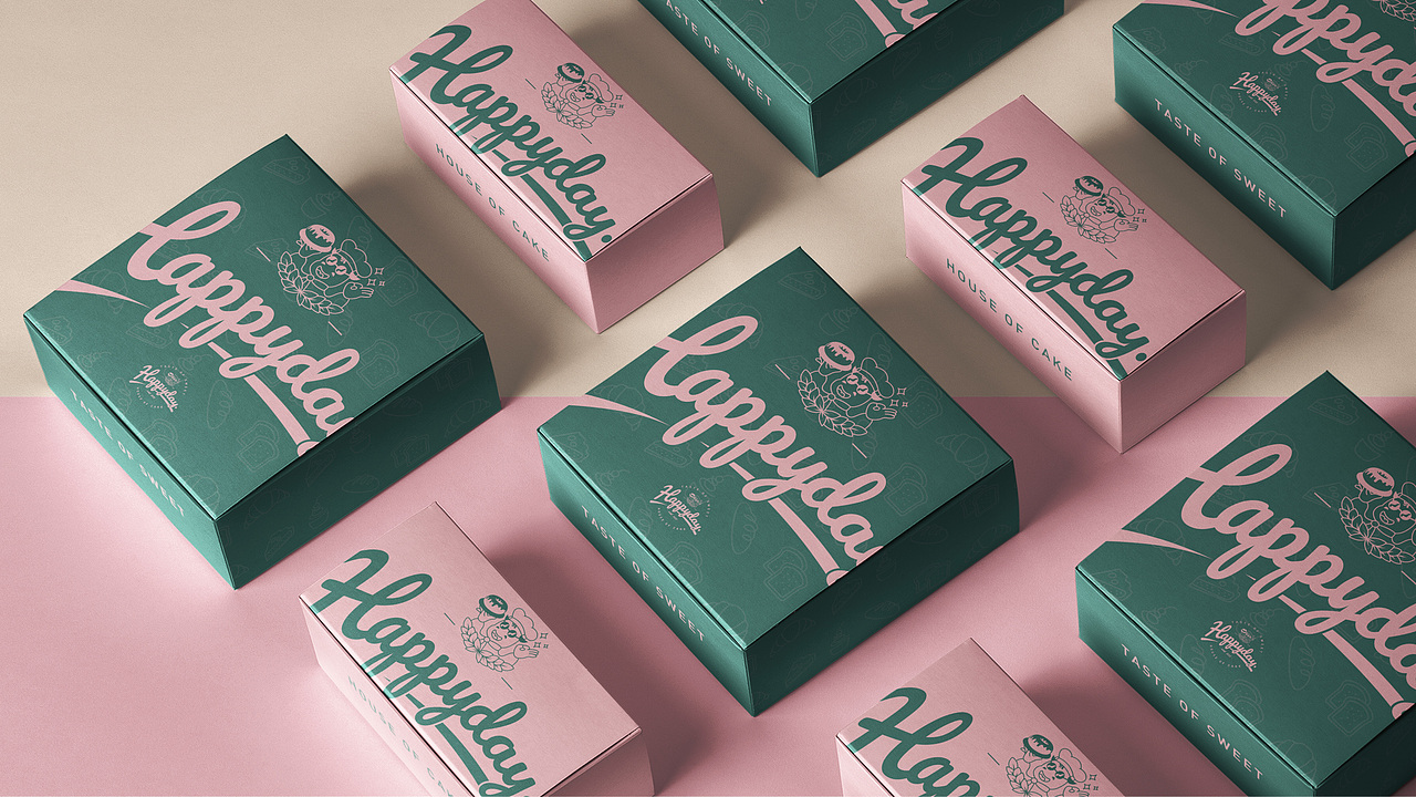 蛋糕甜品店品牌设计（图ZMzAxMzkxOTI4） - 品牌 - 站酷设计师赵大发儿原创素材 - 站酷ZCOOL