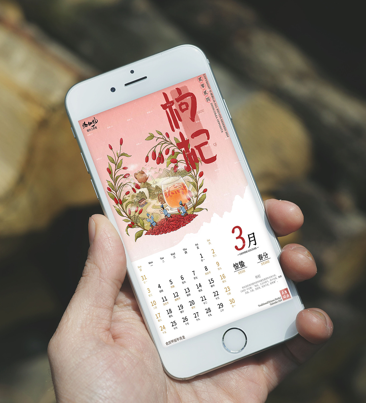 新中式茶饮 I 传统中草药插画系列