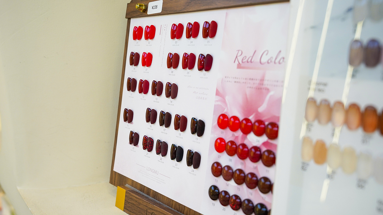 美甲店铺拍摄