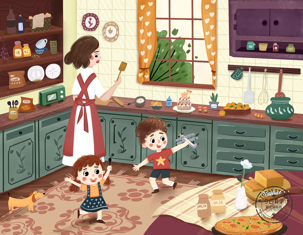 【今日有学插画】学员作品合集——PS商插16期