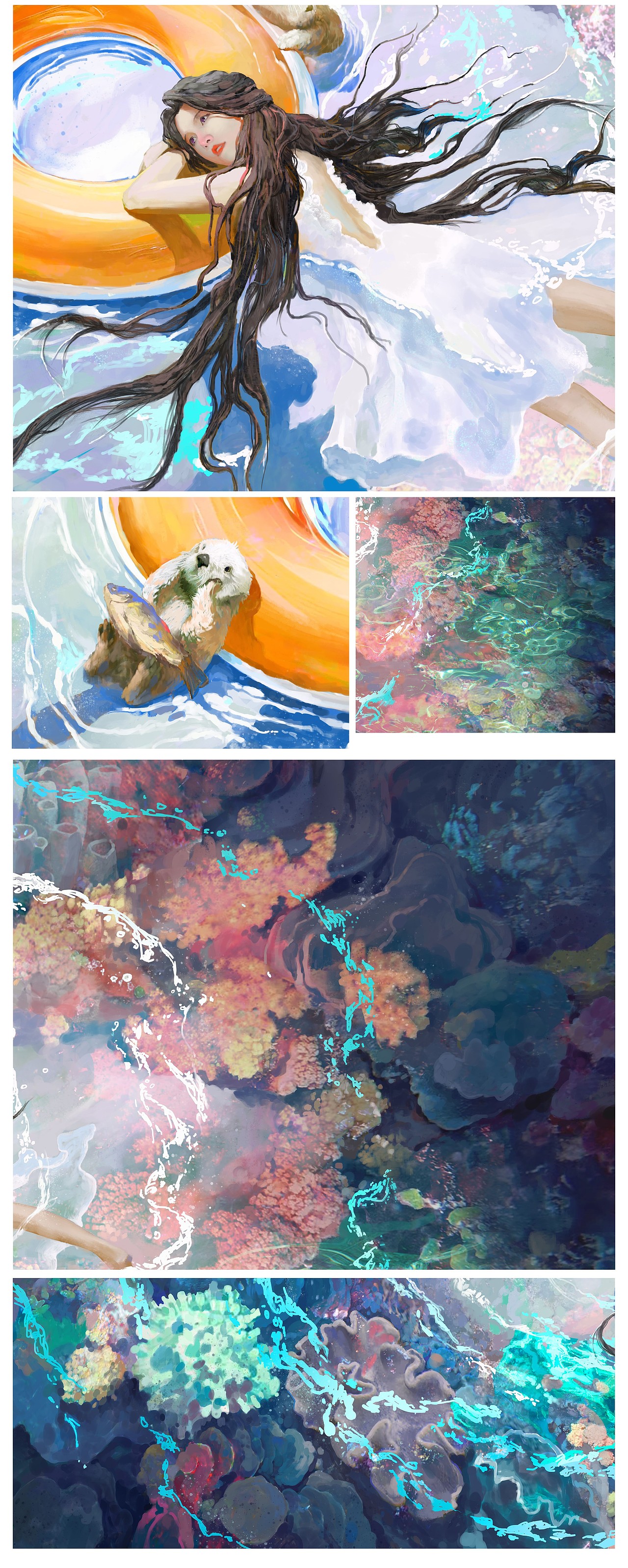 灿烂梦中飘荡，海洋皆是港湾（图ZMzU2Mjk0OTk2） - 创作习作 - 站酷设计师KINGOCEAN原创素材 - 站酷ZCOOL