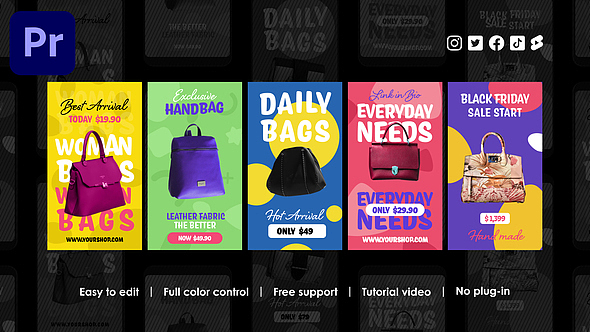 AE模板|竖屏时尚高级大牌奢侈品包包产品促销活动展示（图ZMzY4OTEzMzMy） - 影视后期 - 站酷设计师猿文件网官方账号原创素材 - 站酷ZCOOL