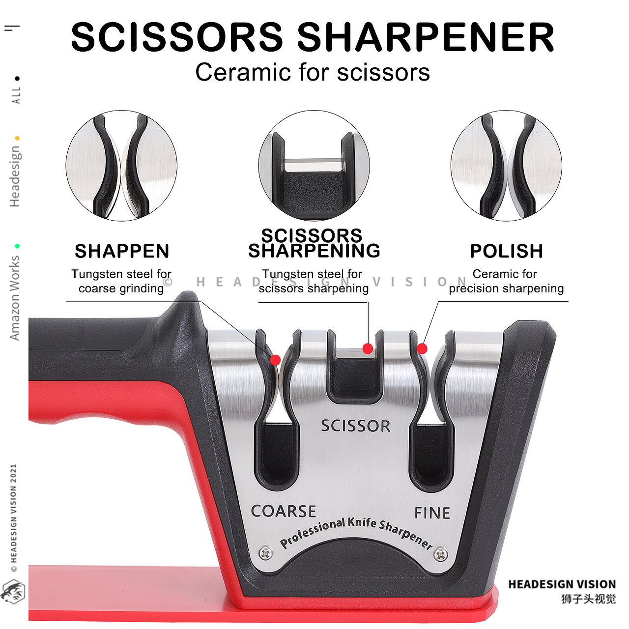 磨刀器产品拍摄_主图设计_A+页面设计-狮子头视觉
