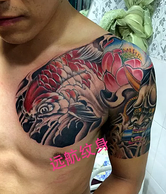 這酷愛(ài)露紋身的季節(jié)有人打飛的來(lái)錫山羊尖紋身竟是為了（圖ZMzYxNTcxODY0） - 動(dòng)畫/影視 - 站酷設(shè)計(jì)師遠(yuǎn)航紋身原創(chuàng)素材 - 站酷ZCOOL