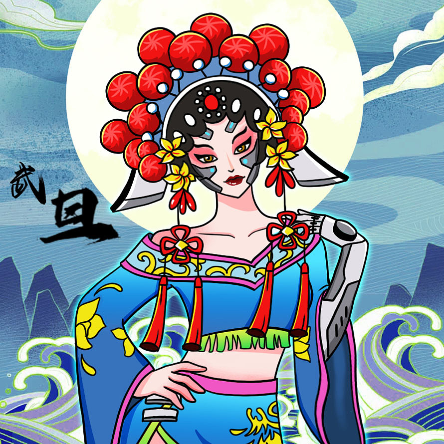 戏剧人物（图ZMzM0MTk1NjIw） - 创作习作 - 站酷设计师千千千吖原创素材 - 站酷ZCOOL