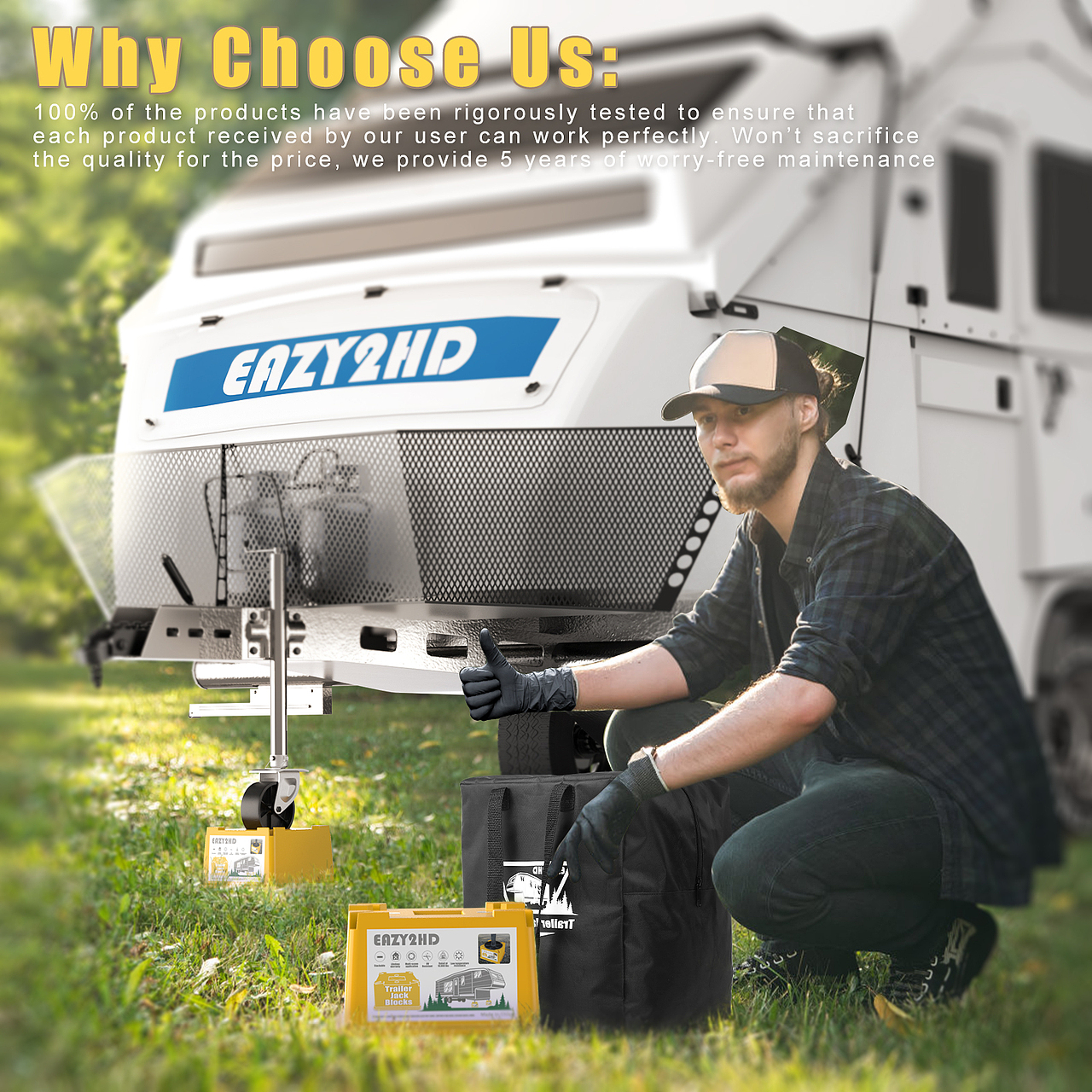 房车千斤顶垫子建模渲染套图