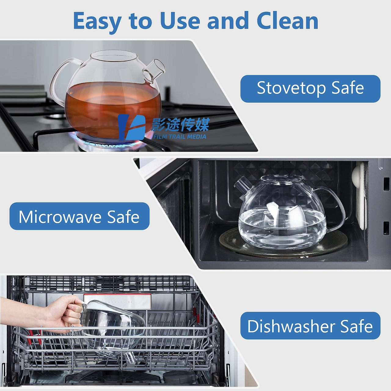 茶水壶亚马逊效果图 提升销量的亚马逊 主图图片视频