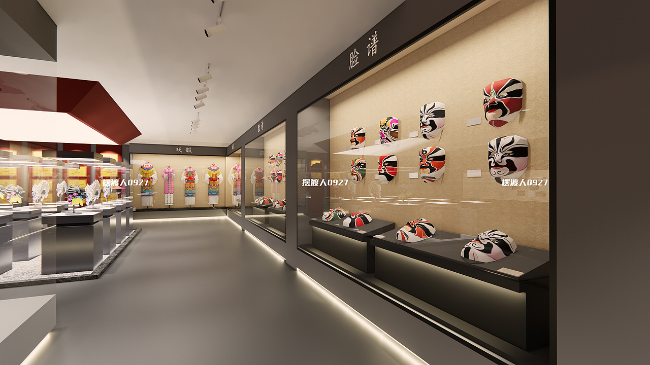 衡阳祁剧文化艺术展馆设计（图ZMzYxMzk1MTY4） - 展陈设计 - 站酷设计师王文哲设计工作室原创素材 - 站酷ZCOOL