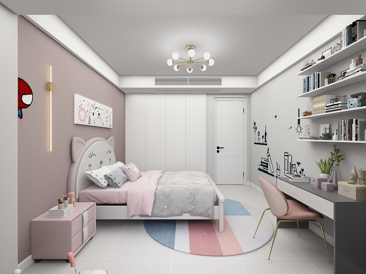 四川岳池凰腾龙玺(150平方现代简约复式四居室)