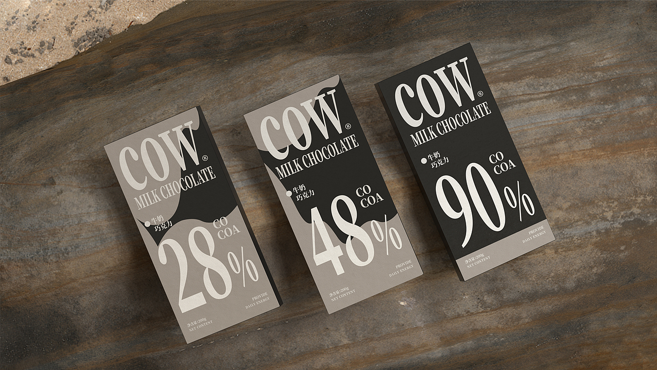COW牛奶巧克力 | 包装设计