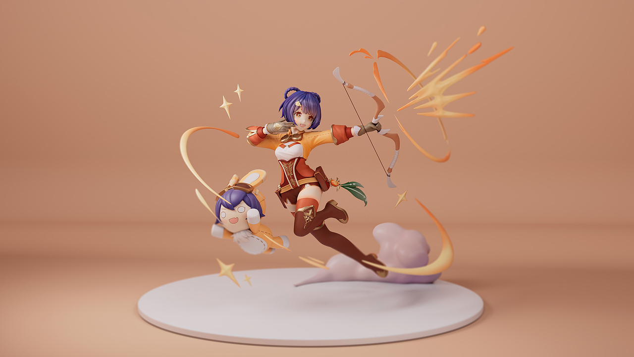 接头霸王  香菱&安柏