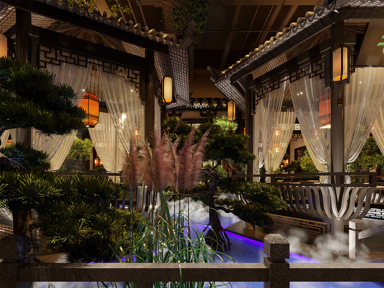 徽派中式餐厅设计,让你吃饭都有诗情画意