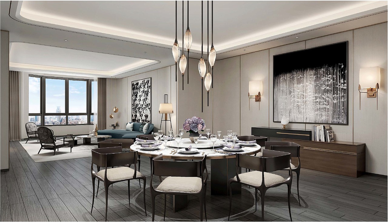 现代-瑞安翠湖天地 效果图