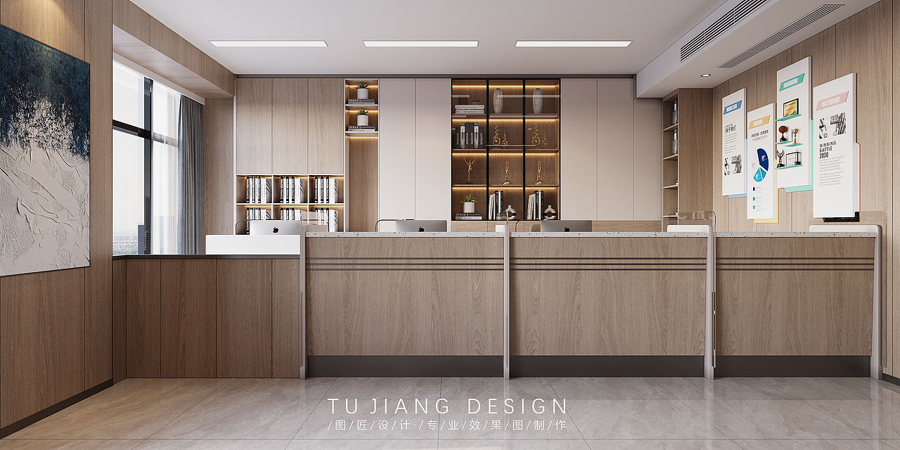 工装|建筑公司效果图案例分享（图ZMzUyMTI4MTQ4） - 商业空间设计 - 站酷设计师仟仟设计原创素材 - 站酷ZCOOL