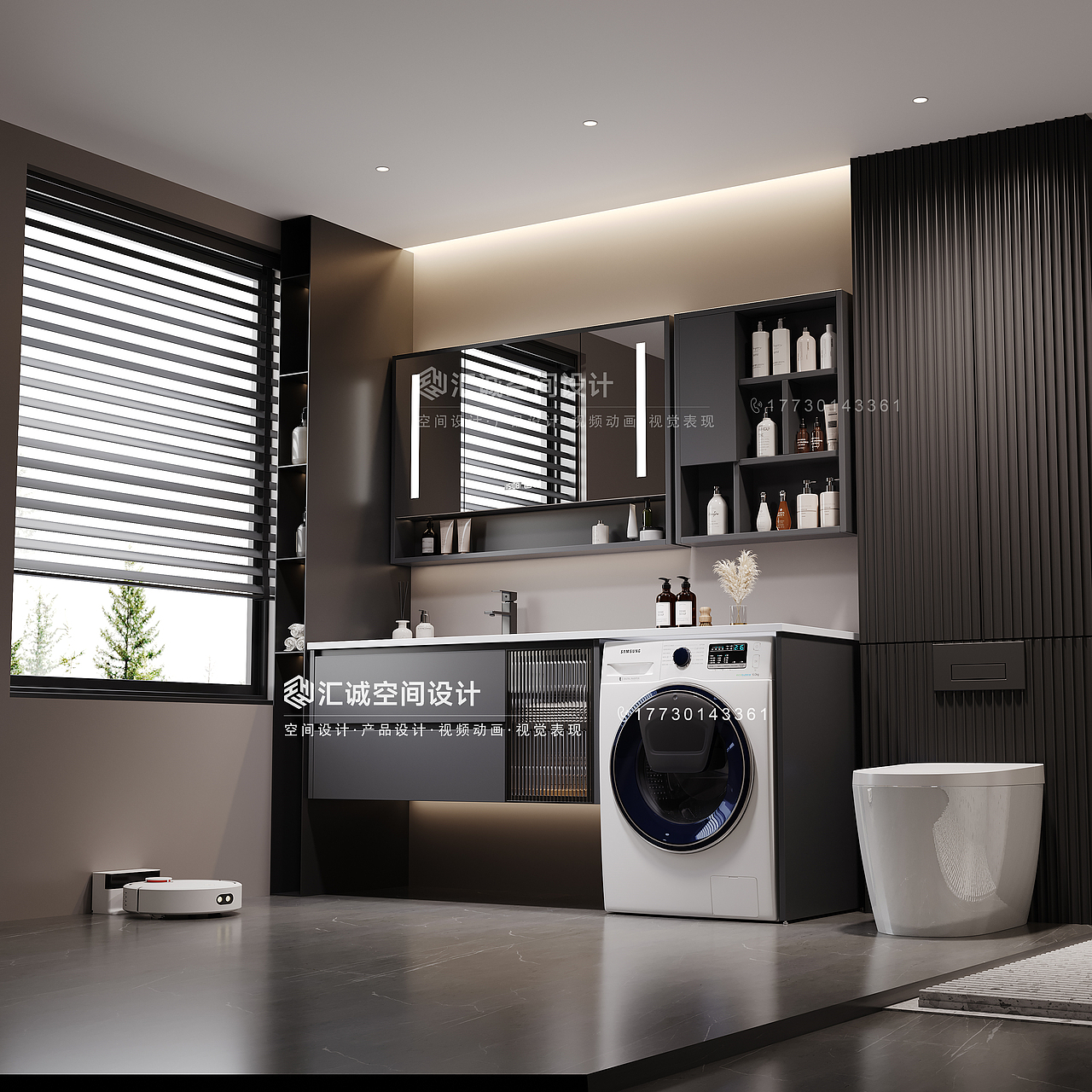 汇诚空间设计专注卫浴家居3D效果图制作