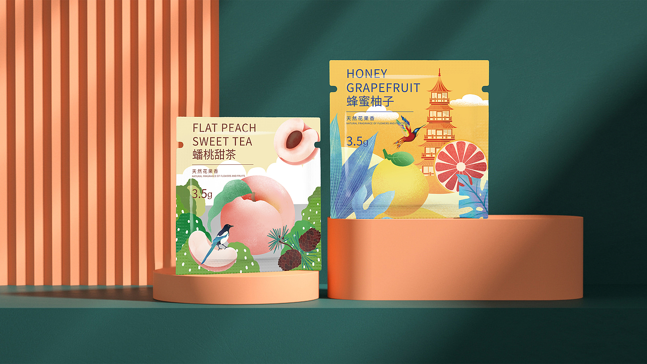 【小青果茶】茶叶包装设计