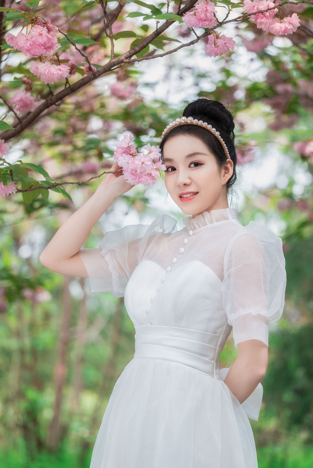 櫻花林（圖ZMzE1MTM2MDEy） - 人像攝影 - 站酷設(shè)計(jì)師糊涂仙人LEO原創(chuàng)素材 - 站酷ZCOOL