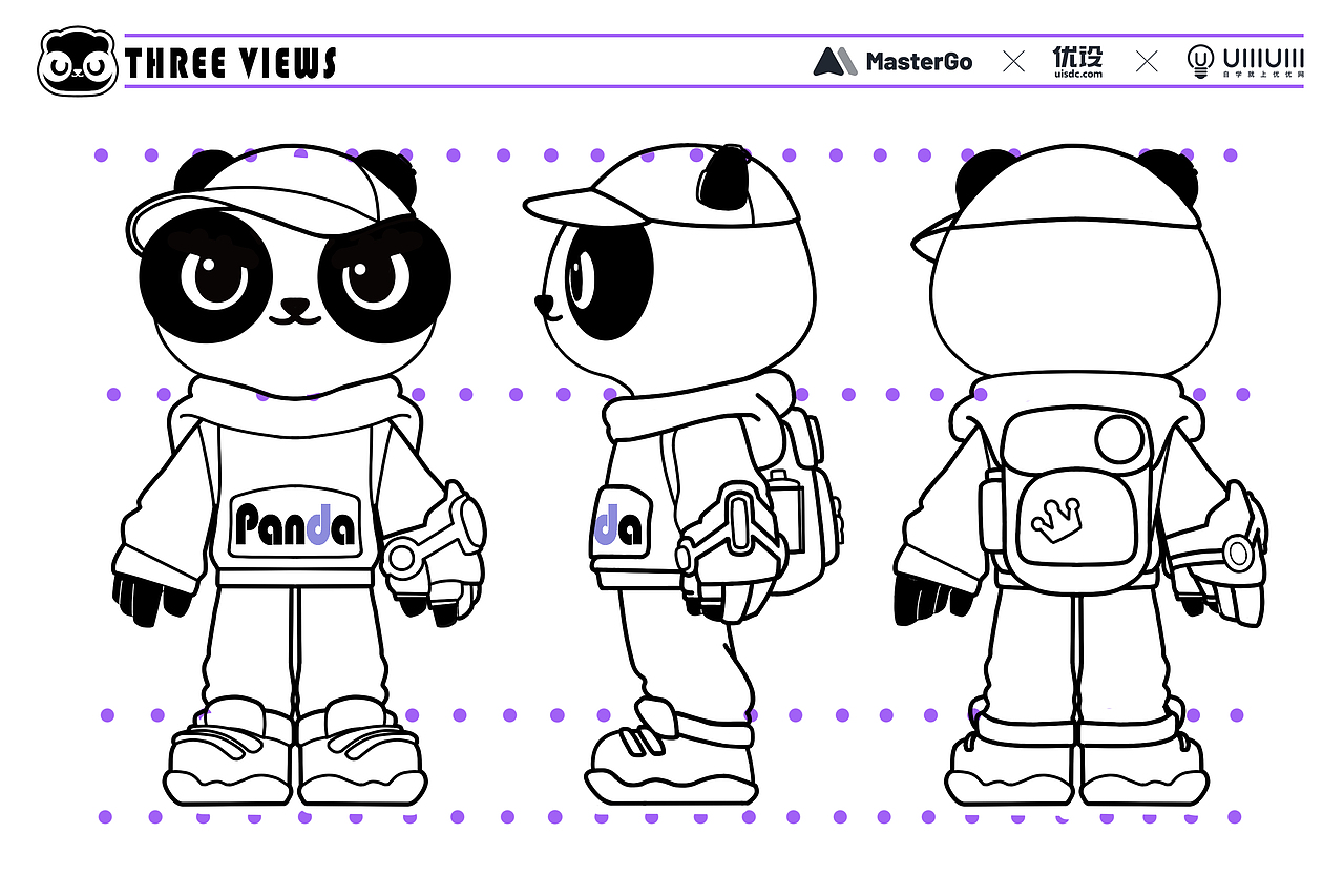 IP设计-熊猫潘达（图ZMzQ1NDE4NjEy） - 艺术插画 - 站酷设计师玥猫大人原创素材 - 站酷ZCOOL