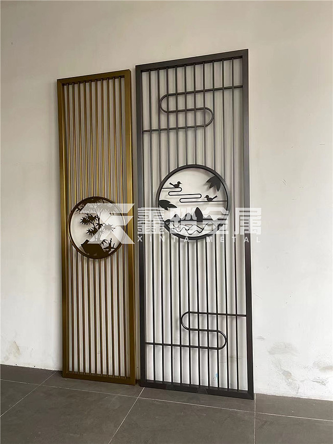 不锈钢屏风隔断 中式圆形雕花装饰屏风格栅（图ZMzY1MjQ4MDk2） - 其他工业/产品 - 站酷设计师高端金属制品原创素材 - 站酷ZCOOL