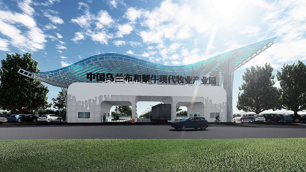 景观大门 门头设计（图ZMzI1ODUwNTM2） - 建筑/空间 - 站酷设计师Z04019141原创素材 - 站酷ZCOOL