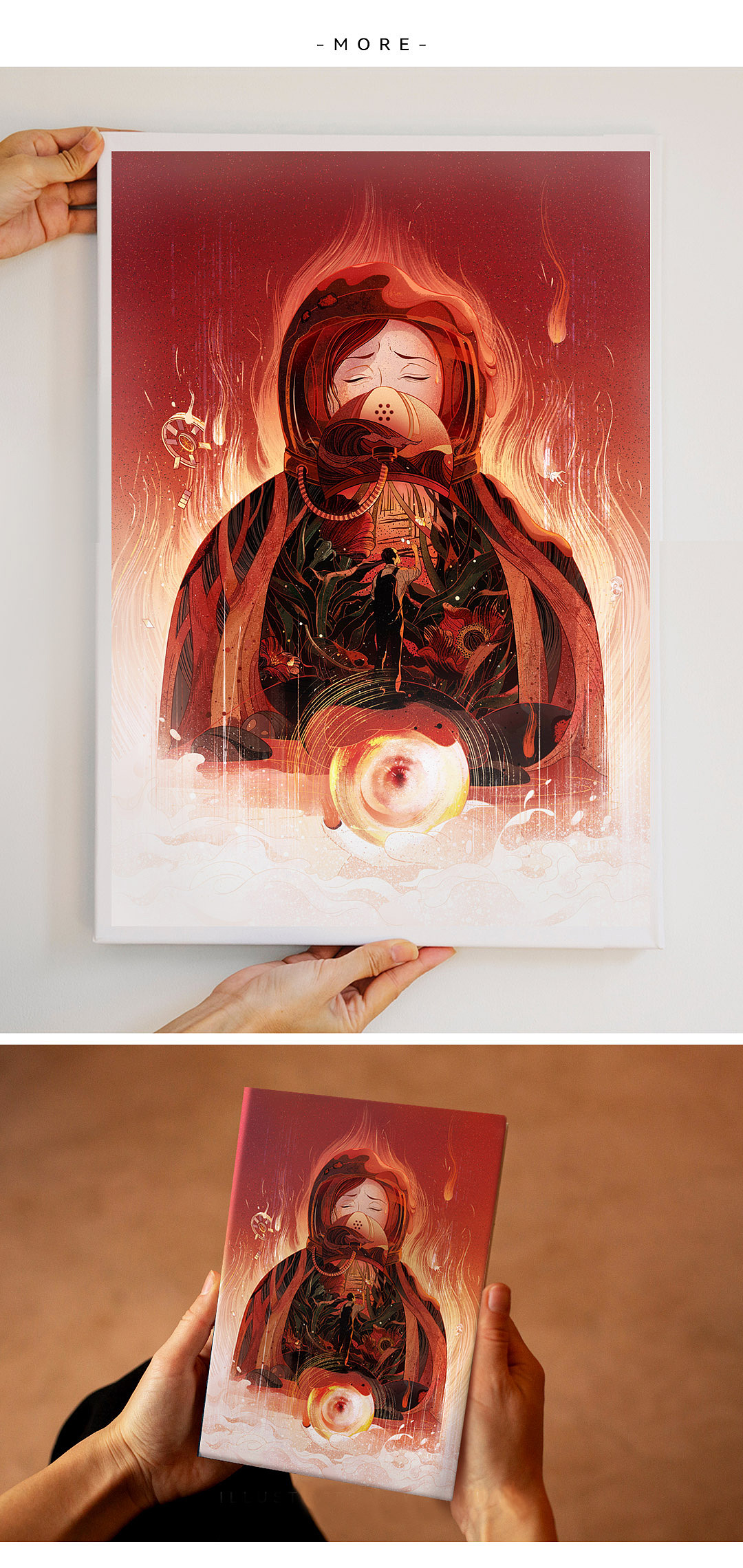 国风插画|刘慈欣科幻系列01《带上她的眼睛》