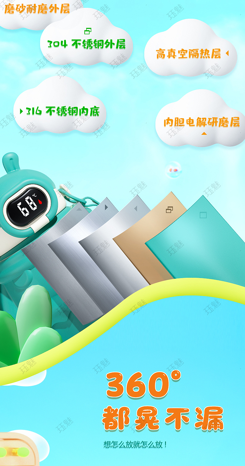 详情页 水杯详情页 （卡通） 作者:珏魅（图ZMzU5MzA5NDI0） - 电商 - 站酷设计师顾莓原创素材 - 站酷ZCOOL