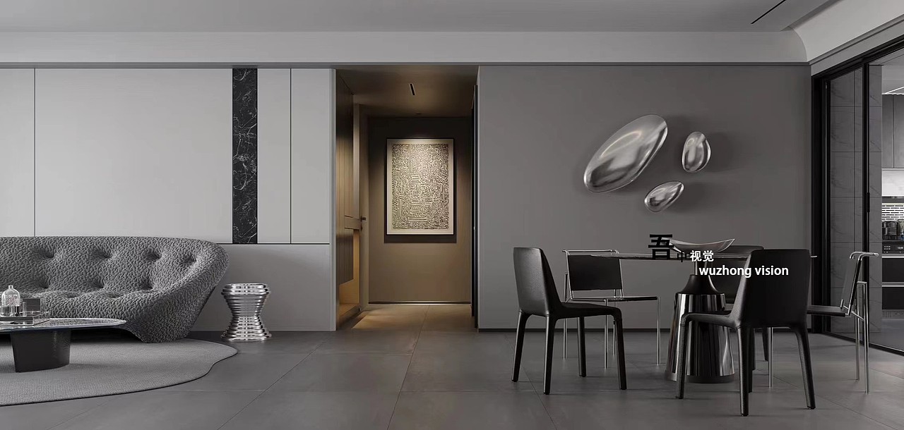 现代黑白灰风格