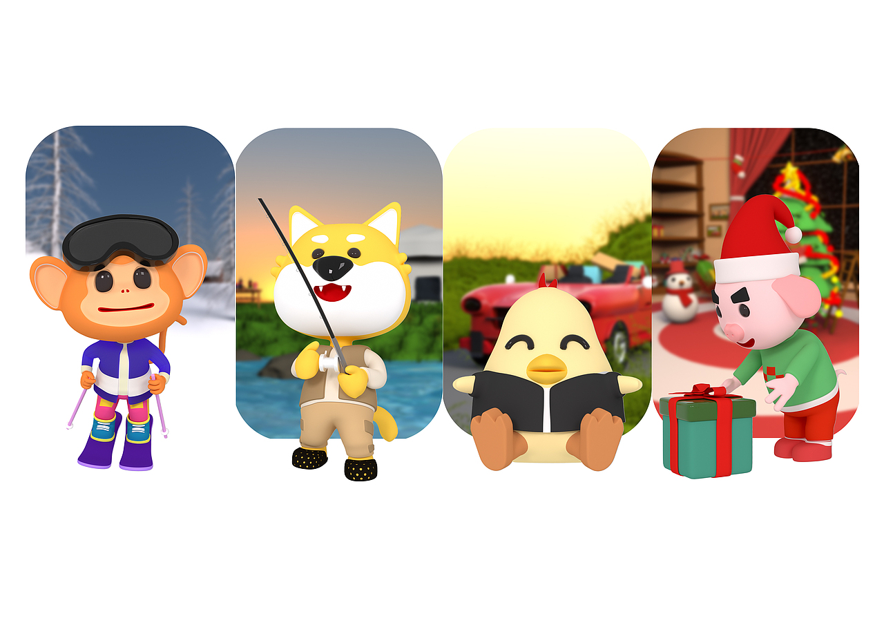 个人作品集（图ZMzU4Nzg3NjI0） - 品牌 - 站酷设计师蜡笔小虚原创素材 - 站酷ZCOOL